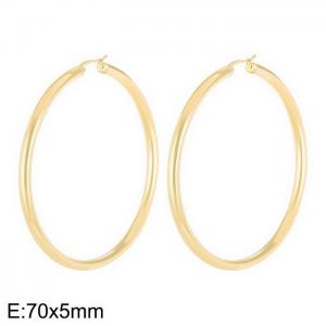 Stainless steel simple fashion ear ring - KE105502-LO