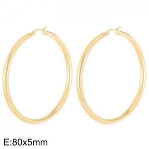 Stainless steel simple fashion ear ring - KE105503-LO