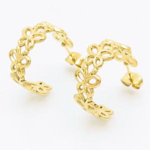 SS Gold-Plating Earring - KE105854-LM