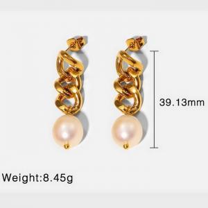Fashion personality pearl earrings - KE106216-WGJD