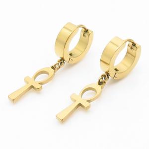 SS Gold-Plating Earring - KE106259-TSC