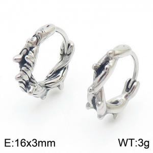 A niche design irregular ring for men with Korean personality, versatile temperament, and fashionable ring design - KE110323-WGLN