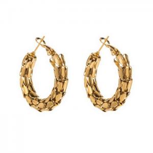 SS Gold-Plating Earring - KE111485-WGHH