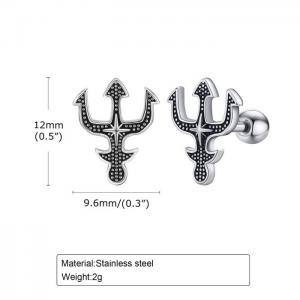 Stainless Steel Earring - KE112123-WGSF