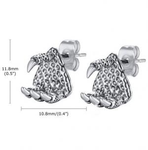 Stainless Steel Earring - KE112124-WGSF