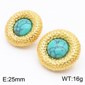 French Elegant Fashion INS Style Round Earrings - KE112159-WGJD