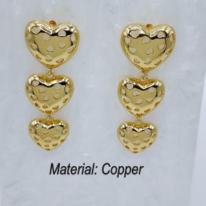 Copper Earring - KE113728-TJG