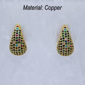 Copper Earring - KE113731-TJG