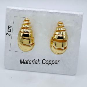 Copper Earring - KE113736-TJG
