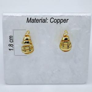 Copper Earring - KE113738-TJG