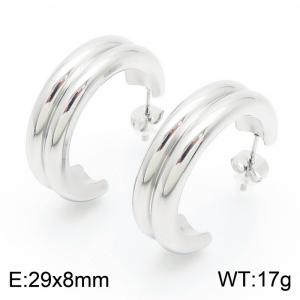 Stainless Steel Earring - KE113754-KFC