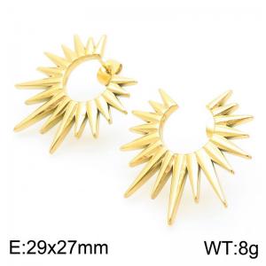 SS Gold-Plating Earring - KE113897-KFC