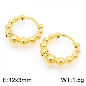 SS Gold-Plating Earring - KE113908-KFC