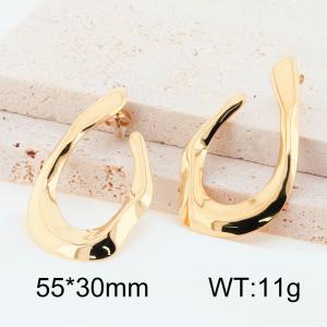 SS Gold-Plating Earring - KE114416-YL