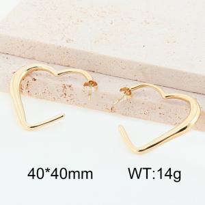 SS Gold-Plating Earring - KE114417-YL