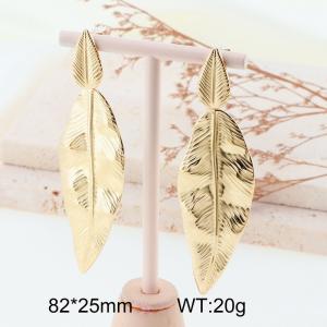 SS Gold-Plating Earring - KE114421-YL