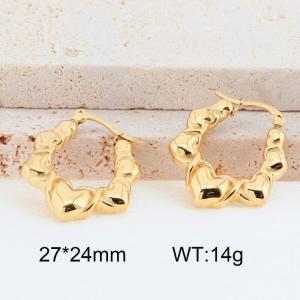 SS Gold-Plating Earring - KE114439-MI