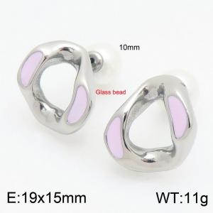 Stainless Steel Earring - KE114516-Z