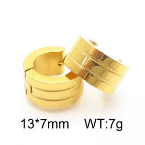SS Gold-Plating Earring - KE114668-XY