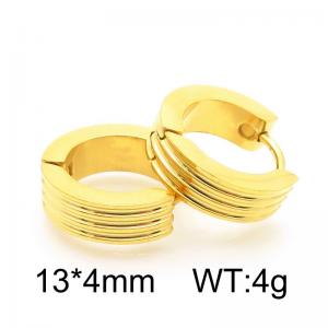 SS Gold-Plating Earring - KE114670-XY