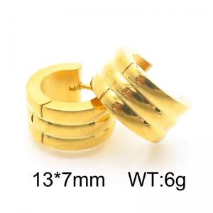 SS Gold-Plating Earring - KE114673-XY