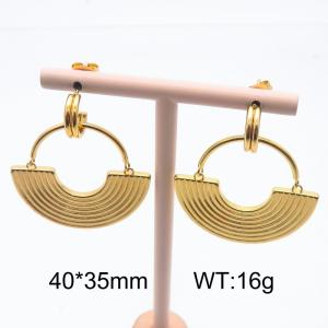 SS Gold-Plating Earring - KE115114-SP