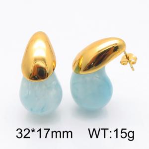 SS Gold-Plating Earring - KE115122-SP