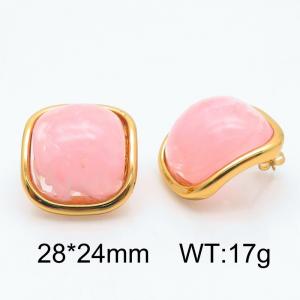 SS Gold-Plating Earring - KE115126-SP