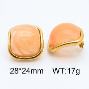 SS Gold-Plating Earring - KE115127-SP