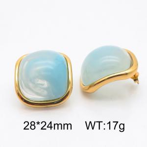 SS Gold-Plating Earring - KE115128-SP