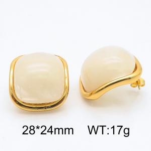 SS Gold-Plating Earring - KE115129-SP