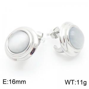 Women Adorable  Stainless Steel&Pearl Earrings - KE115361-KFC