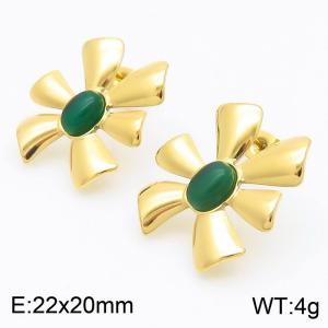 SS Gold-Plating Earring - KE115477-SP