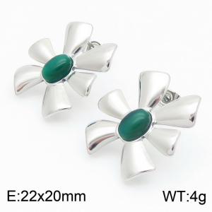 Stainless Steel Earring - KE115478-SP