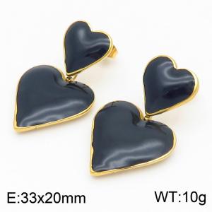 SS Gold-Plating Earring - KE115483-SP