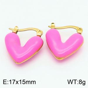 SS Gold-Plating Earring - KE115497-SP