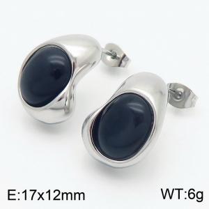 Stainless Steel Earring - KE115504-SP