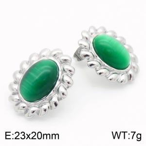 Stainless Steel Earring - KE115519-SP