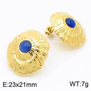 SS Gold-Plating Earring - KE115521-SP