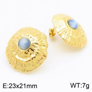 SS Gold-Plating Earring - KE115523-SP