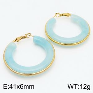 SS Gold-Plating Earring - KE115531-SP