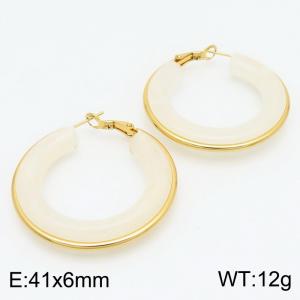 SS Gold-Plating Earring - KE115532-SP