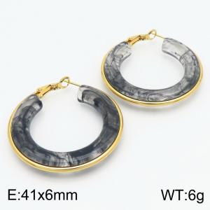 SS Gold-Plating Earring - KE115534-SP