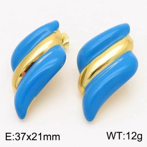SS Gold-Plating Earring - KE115538-SP