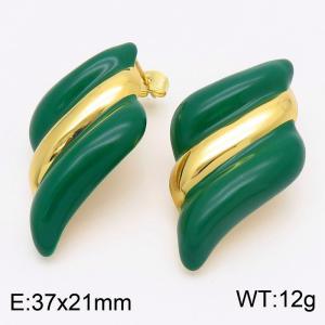 SS Gold-Plating Earring - KE115539-SP