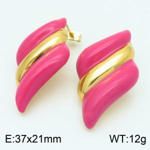 SS Gold-Plating Earring - KE115541-SP