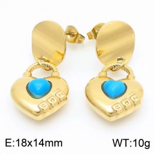 SS Gold-Plating Earring - KE115592-FA