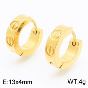 SS Gold-Plating Earring - KE115629-XY