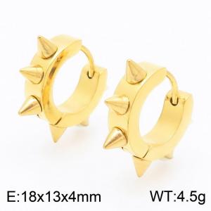 SS Gold-Plating Earring - KE115637-XY