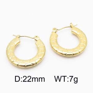 SS Gold-Plating Earring - KE115644-TLA